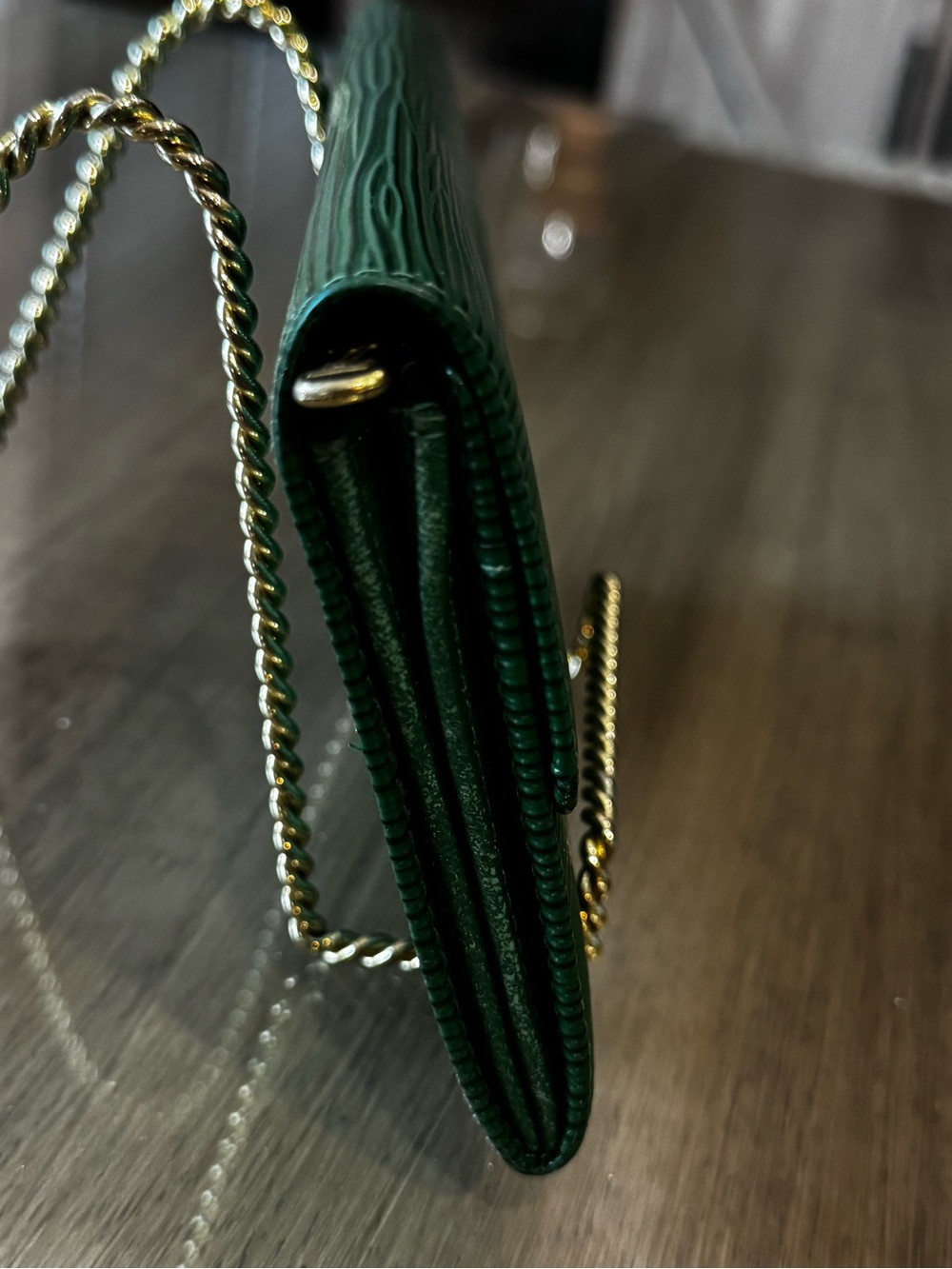 LV Louis Vuitton Green Epi Long Wallet - Picture 4 of 7